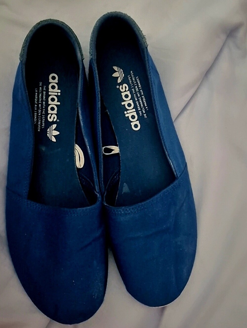 Blue Slip On Adidas